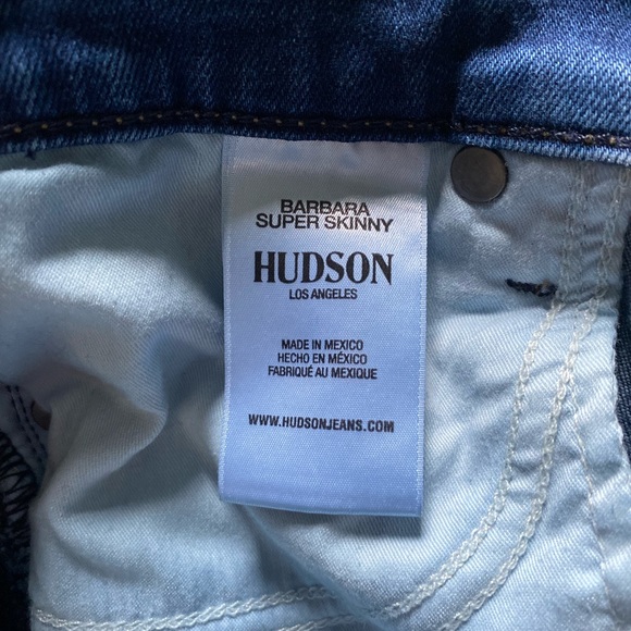 Hudson - Medium Wash, Barbara Super Skinny Jeans - Size 27 - Picture 4 of 5